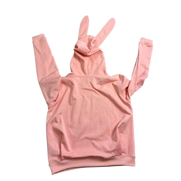 Fifi Lapin Pink Hoodie Bunny Ears Graphic Glasses Kawaii Cute Women’s Size M - Picture 5 of 9